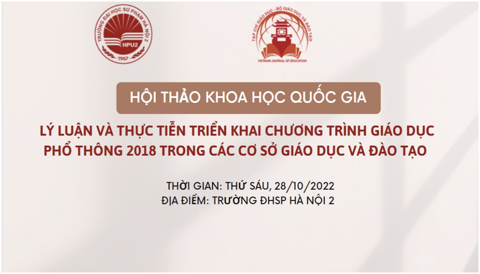 Hội thảo khoa học Quốc gia 